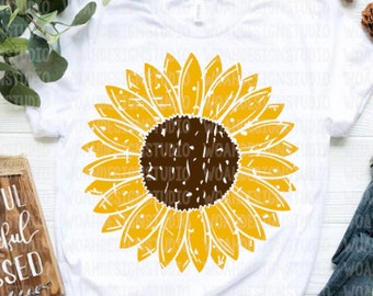 Download Free Sunflower Svg Etsy SVG Cut Files
