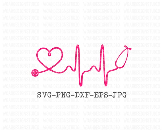 Stethoscope SVG Stethoscope Heartbeat Doctor SVG Nurse SVG - Etsy