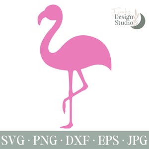 Flamingo Svg, Flamingo Silhouette, Flamingo Clipart, Beach Svg, Summer Svg, Svg Files, Cricut SVG, Silhouette Svg, Cutting Files