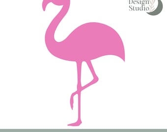 Flamingo Svg, Flamingo Silhouette, Flamingo Clipart, Beach Svg, Summer Svg, Svg Files, Cricut SVG, Silhouette Svg, Cutting Files