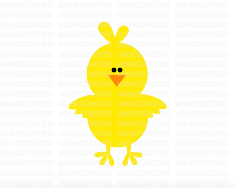 Chick SVG, Easter Chick SVG, Easter Svg, Cutting Files for Silhouette and Cricut, Easter SVG, Cutting Files image 1