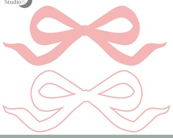Coquette Bow SVG: Cricut & Silhouette Cut Files (Digital Download)