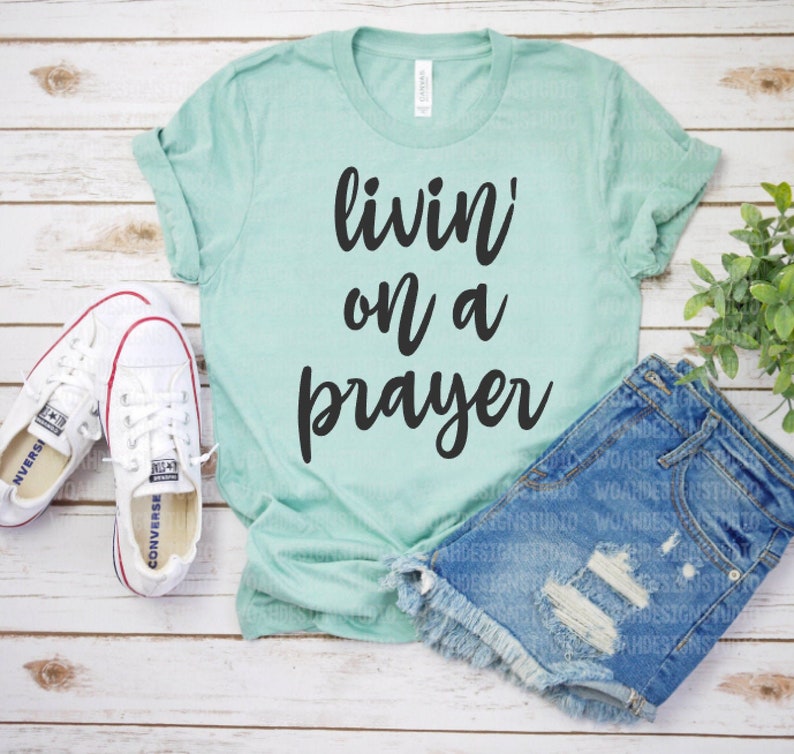 Download Living On a Prayer SVG Livin On a Prayer SVG Easter Svg | Etsy