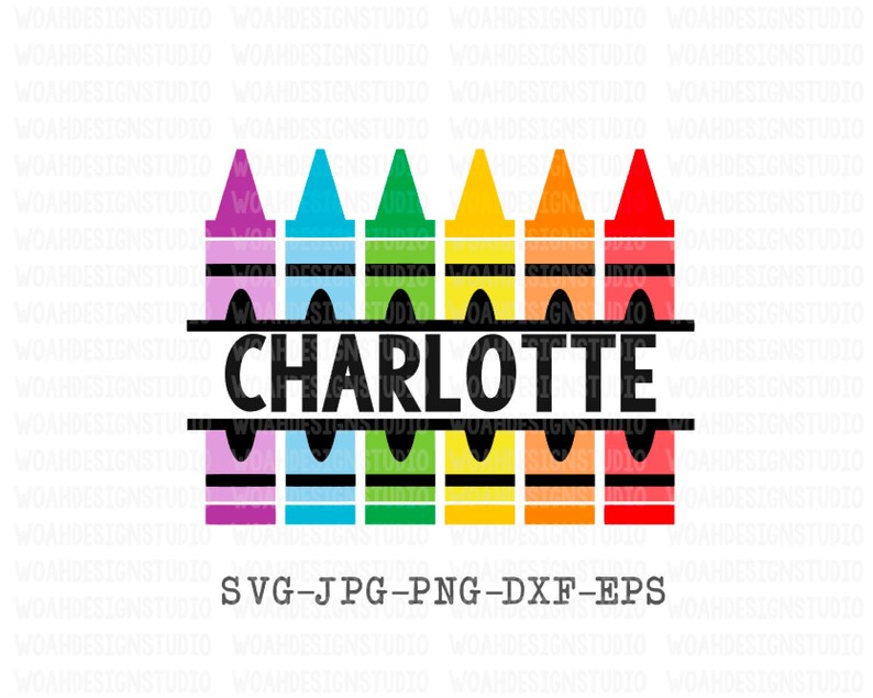 Download Crayon Monogram Svg Crayons Svg Student Svg Svg Files Teacher Monogram Svg School Svg Cricut And Silhouette Cut Files Clip Art Art Collectibles