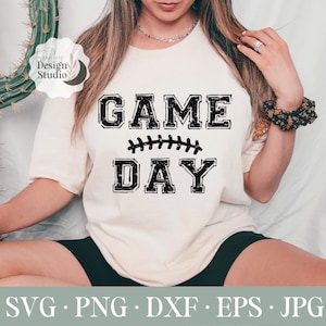 Game Day Svg, Football SVG, Grunge Football SVG, Distressed Football Svg, Sports Svg, Svg Files, Cricut SVG, Silhouette Svg, Cutting Files