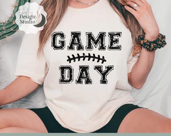 Grunge Football SVG, Game Day, Distressed Sports Design (Cutting Files)