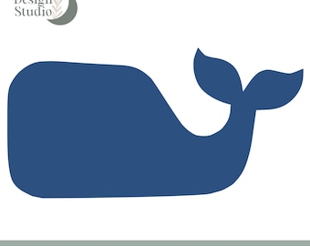 Whale SVG, Beach Summer Cricut Silhouette Cutting Files