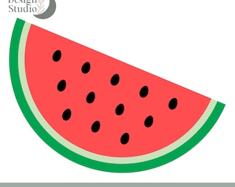 Watermelon SVG, Fruit Svg, Beach SVG, Summer Svg, Svg Files, Cricut SVG, Silhouette Svg, Cutting Files