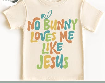 No Bunny Loves Me Like Jesus SVG: Christian Easter Design (Digital Download)