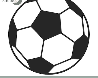 Soccer Ball SVG: Cricut & Silhouette Cutting Files
