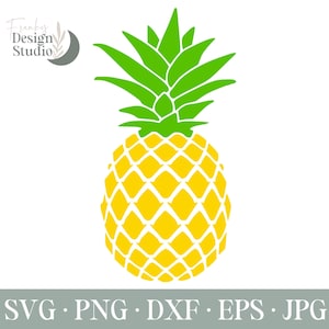 Pineapple SVG, Pineapple, Monogram Frames SVG, Summer Svg, Svg Files, Cricut and Silhouette Cut Files