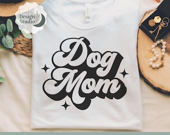 Dog Mom SVG, Dog Mom SVG, Retro Dog Mom SVG, Dog Lovers Svg, Png Files, Shirt Designs, Retro Svg