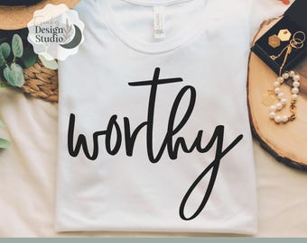 Worthy SVG File: Christian Easter Design (Cricut & Silhouette)