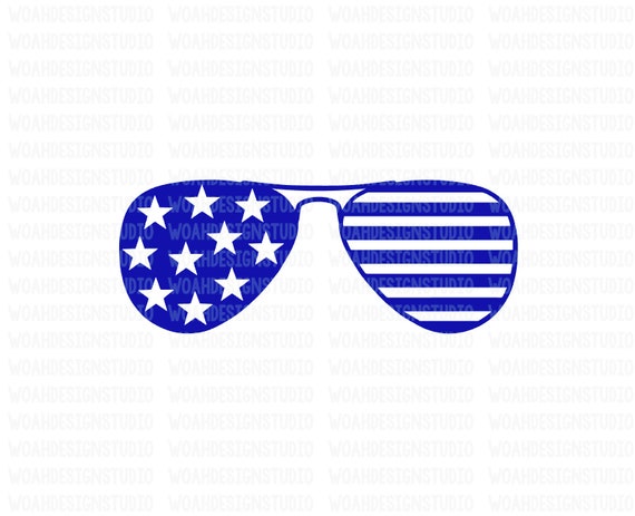Download Flag Glasses Svg Fourth Of July Svg Stars And Stripes Etsy