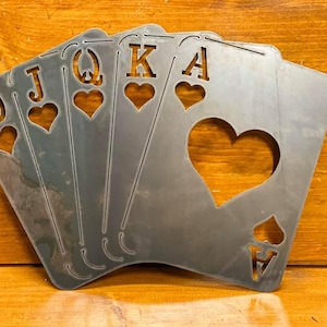 digitaal Royal Flush Artwork-bestand voor CNC - DXF-bestand