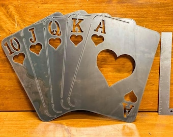 digital Royal Flush Artwork file for CNC - DXF file