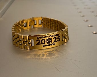 Fantasy Football Champion Bracelet Winner