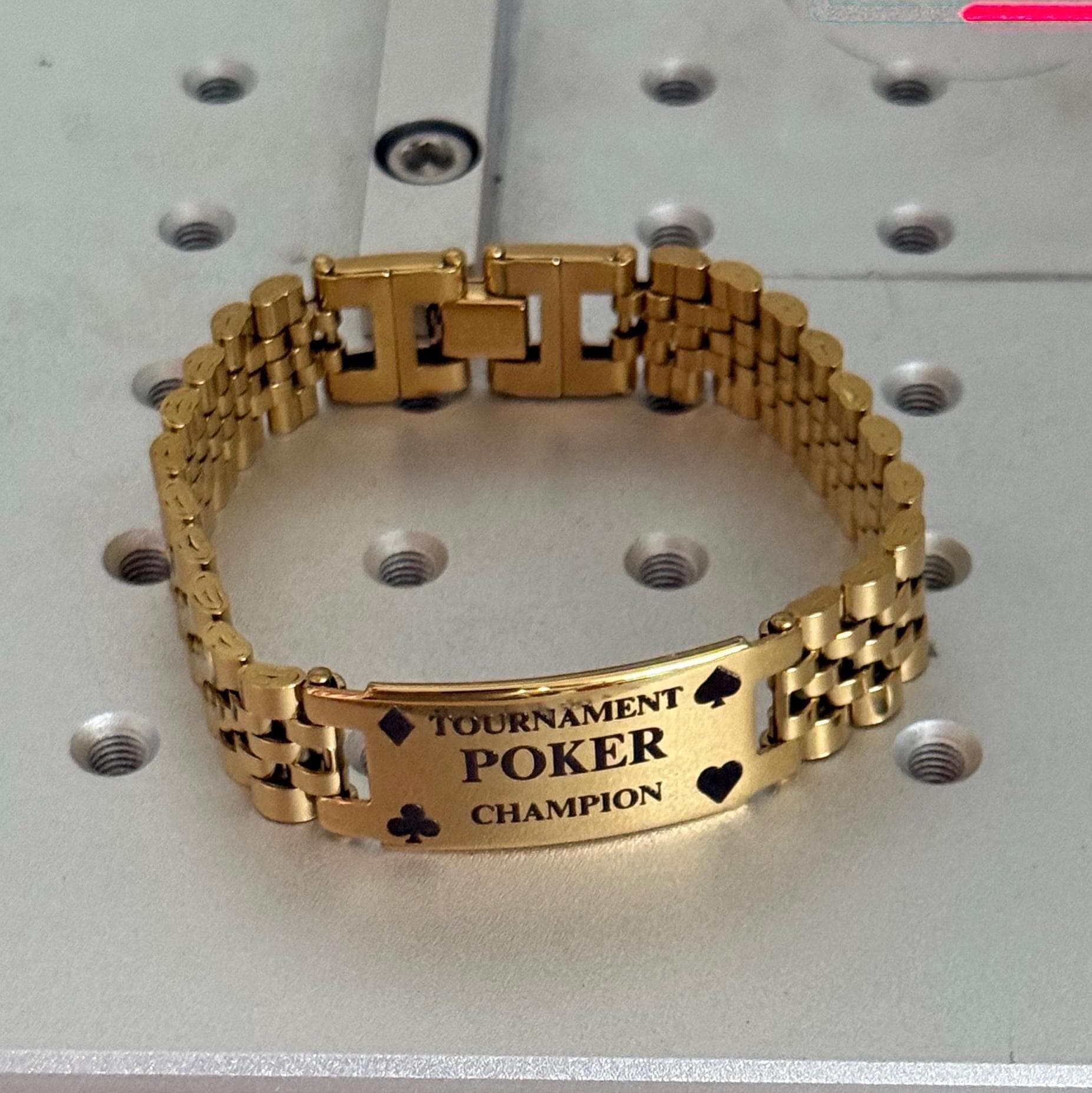 Custom Poker Bracelet