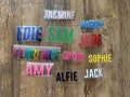 Personalised Iron-On Names, Transfers, Customise, Clothes, Bags, T-Shirt