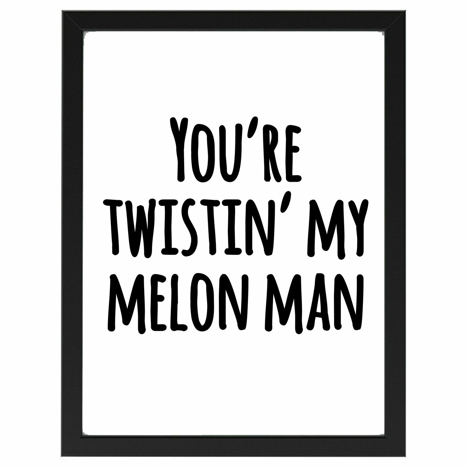 Step On Twisting My Melon Man Happy Mondays Lyrics Poster Etsy