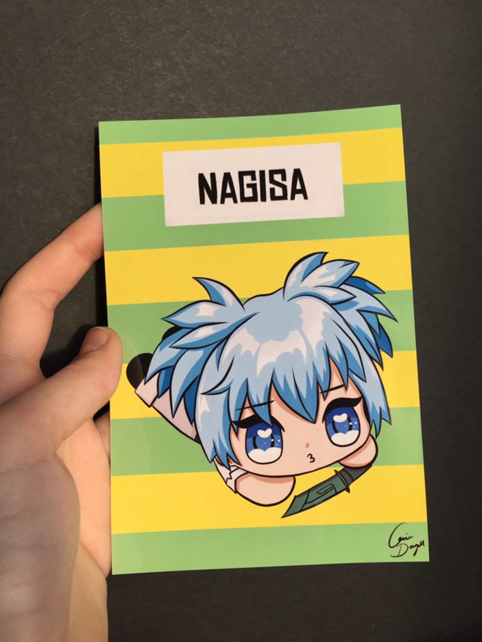 Assassination Classroom chibi Nagoya print | Etsy