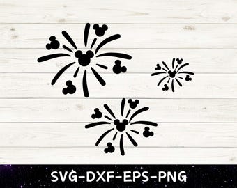 Camiseta de Mickey Mouse con fuegos artificiales SVG Jpg / Disneyland World Svg / Camiseta de cumpleaños Svg / Mickey Svg / Camiseta Svg / archivo de corte para cricut /