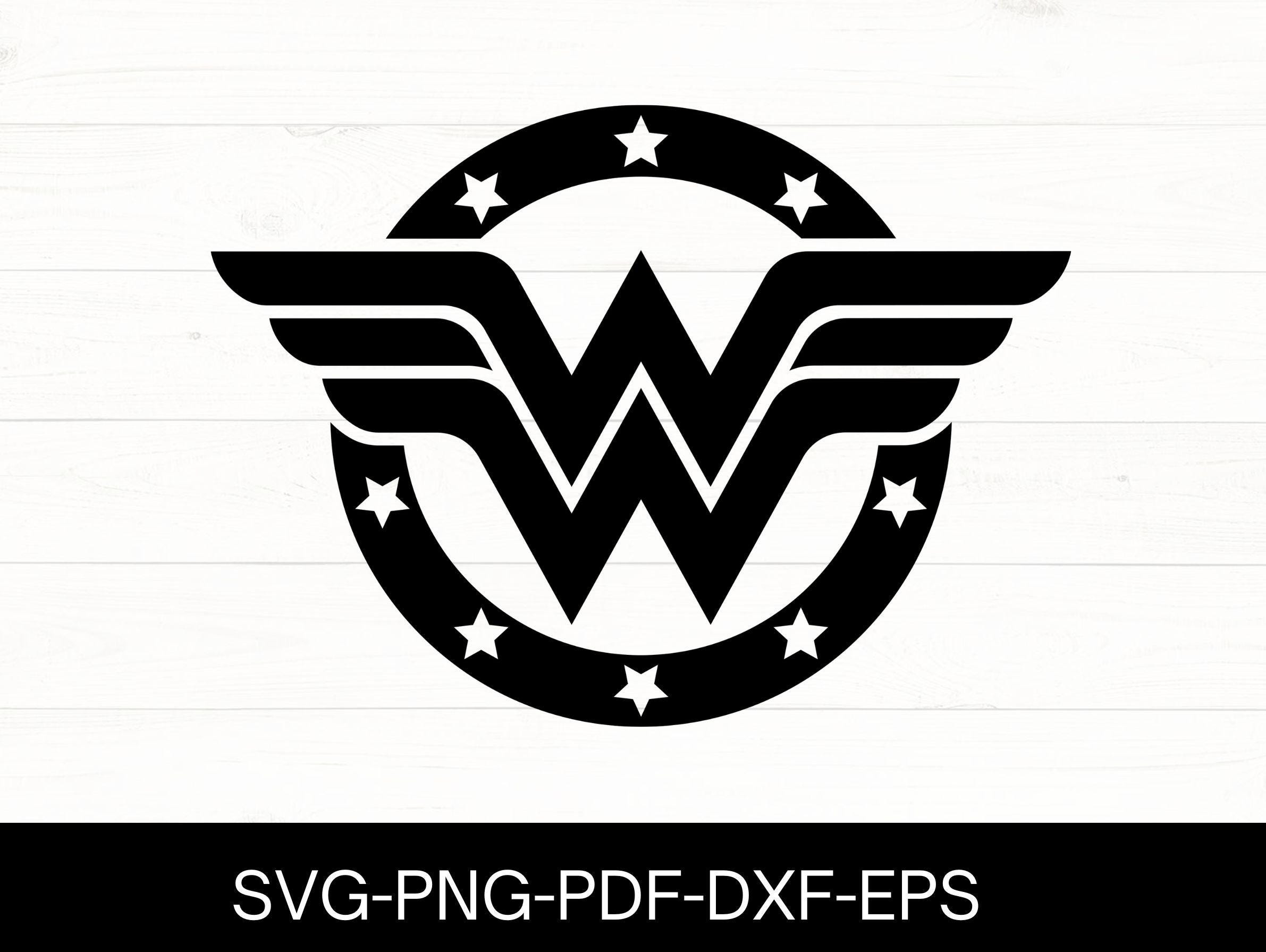 Wonder Woman Inspiration SVG JPG PNG File Cut file for Cricut and Cut machines Commercial & Personal Use Silhouette Vector Vinyl Decal