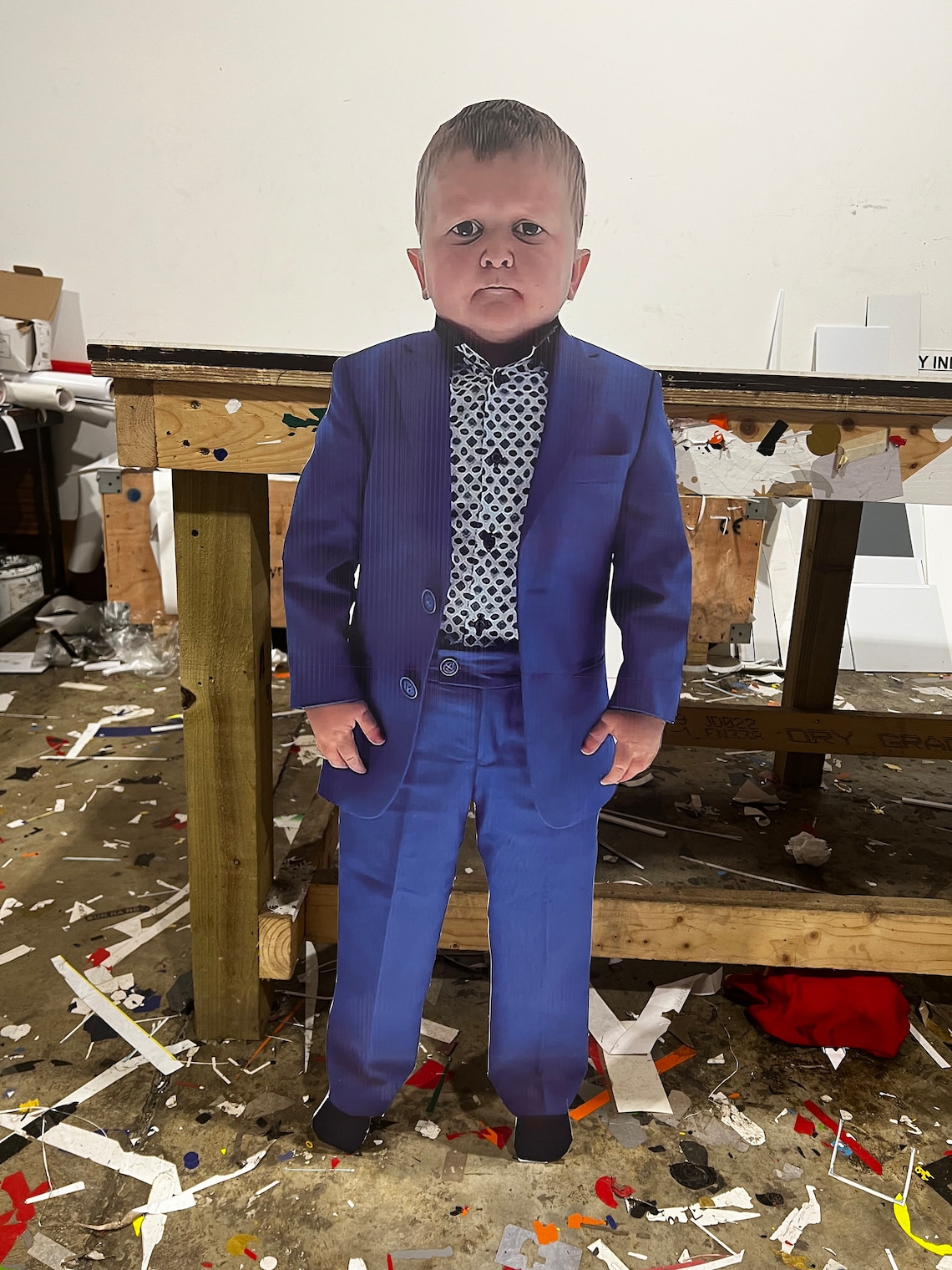 Hasbulla Magomedov Aka mini Khabib Cardboard Model Cut Out Etsy