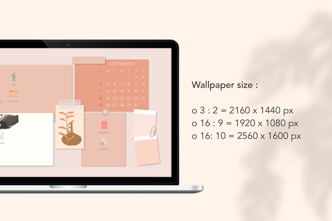 Minimalist Desktop Wallpaper Cute Desktop Wallpaper Desktop - Etsy