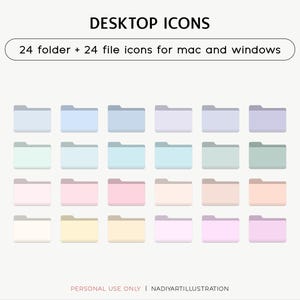 Coquette Desktop Folders for macOS and Windows