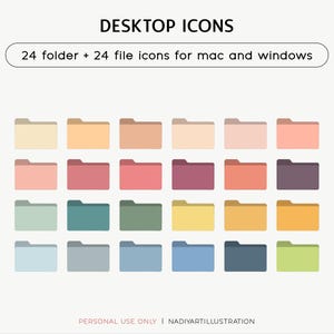 Folder and File Icons in Multiple Colors