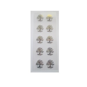 10x Kleine Aufkleber/Sticker "Baum des Lebens", Lebensbaum, Transformation, Ausgleich, Harmonie, Collagen erstellen, Arbeitsmappen verzieren
