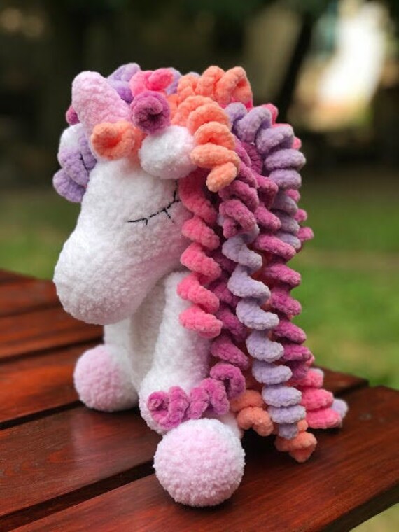 P*O様 ユニコーンさんの編みぐるみ◎ P*O様 ユニコーンさんの編みぐるみ◎ あみぐるみ ユニコーン おもちゃ