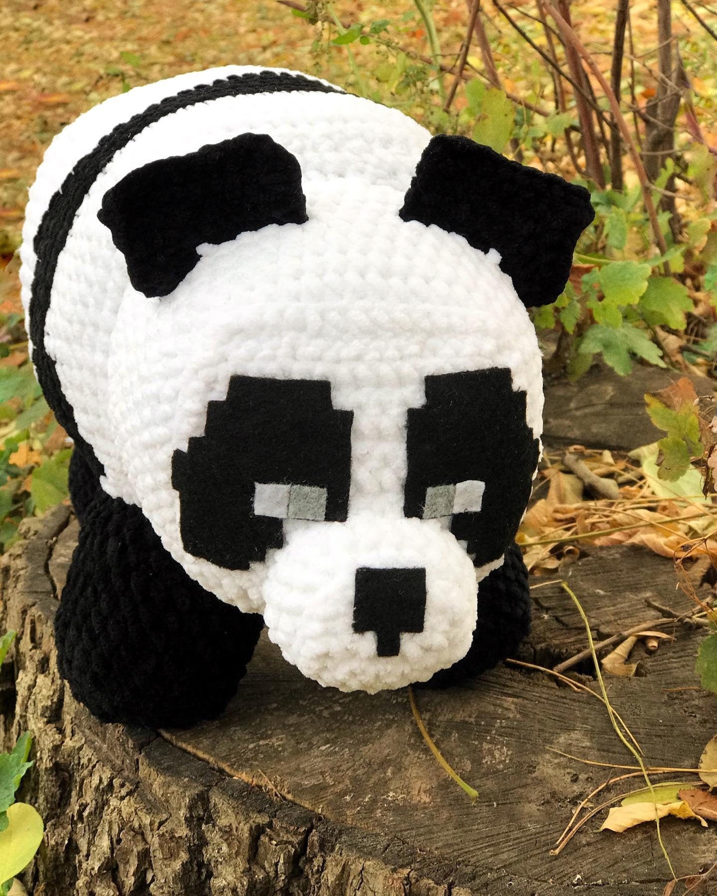 papa Círculo de rodamiento Aditivo Panda de punto minecraft de ganchillo de panda panda de - Etsy México papa Círculo de rodamiento Aditivo Panda de punto minecraft de ganchillo de panda panda de - Etsy México
