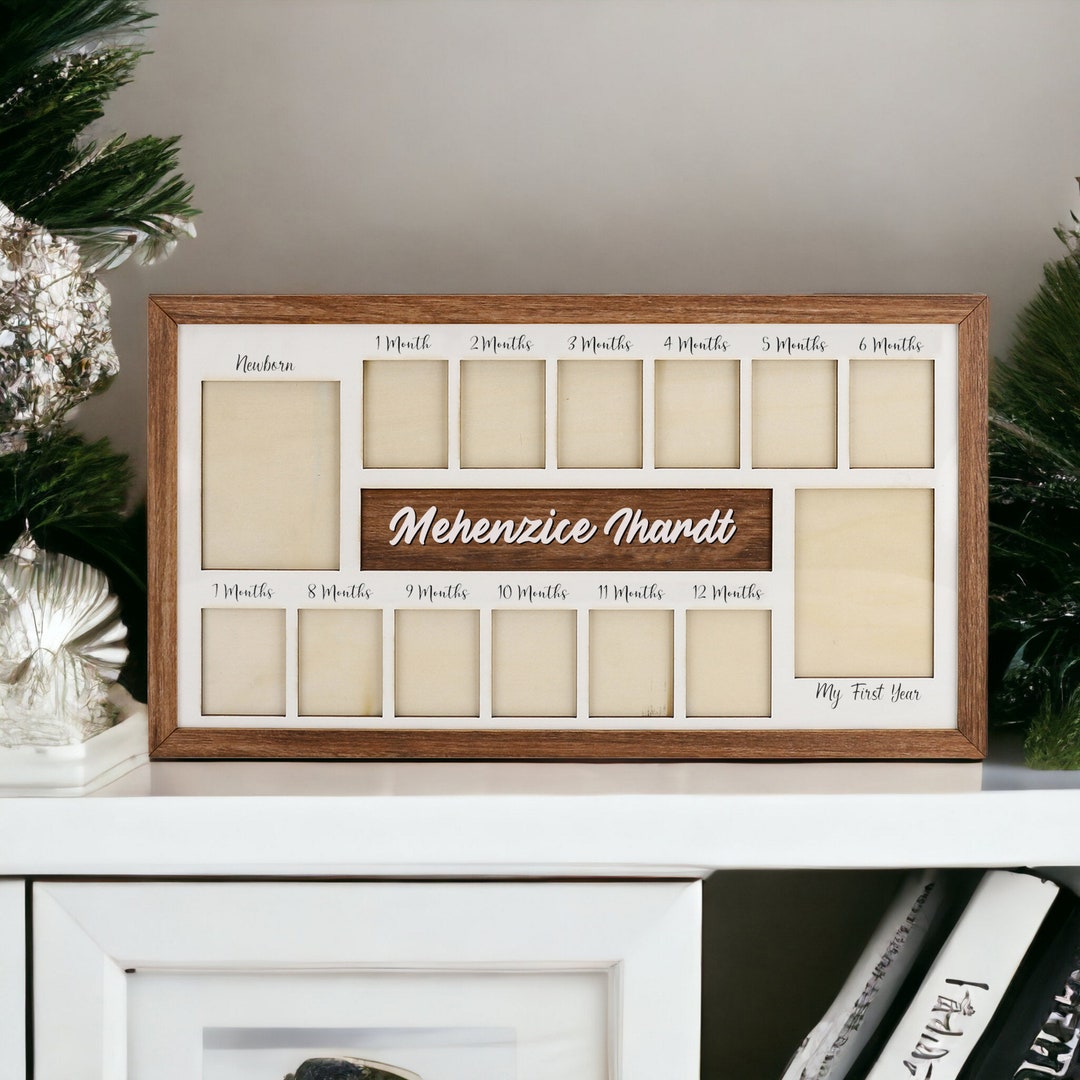 Personalized Photo Frame, Baby Shower Gift, Custom Baby Picture Frame