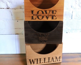 Custom Wood Hat Holder, Gift for Dad, Baseball Cap Organizer, Personalized Hat Box, Grandpa Gift, Cap Stand, Gift for Him, Father's Day Gift