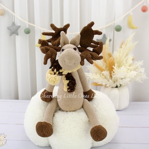 Moose plush, stuffed moose, moose plushie, moose stuffed animal, moose home decor, handmade gift