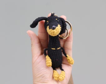 Crochet Keychain, Plush Keychain, Crochet Gift, Little Charm, Plush Bag Charm, Teacher Appreciation Week, Christmas Ornaments, Teacher Gift