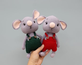 Mouse Plushie - Crochet Amigurumi Stuffed Animal