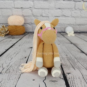 Crochet Horse, Horse Plush Stuffed Animals, Nursery Decor, Gift for Kids, Horse Plushie, Baby Shower Gift, Birthday Gift, In Stock