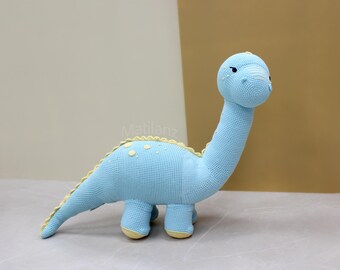 Jumbo Dinosaur Plushie, Handmade Crochet Amigurumi Stuffed Animal