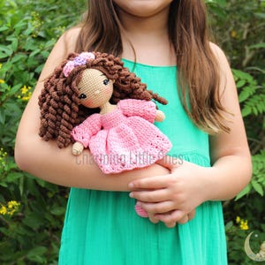 Crochet Doll, Ready-Made Doll, Amigurumi Handmade Doll, Gifts for Kids, Birthday Gifts for Girls, Gift for Her, In Stock