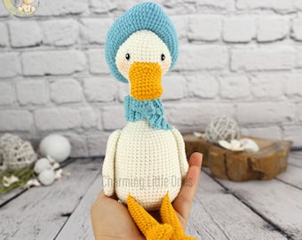 Crochet Duck, Handmade Amigurumi Stuffed Animal