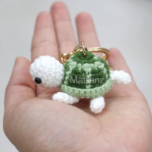 Gehäkelte Keychain, Schildkröte Handmade Amigurumi Plüsch