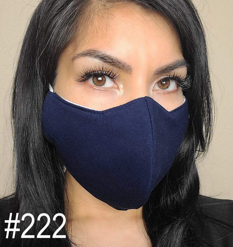 Face Mask Adult Spandex 4Way Stretch Solid Color High Etsy