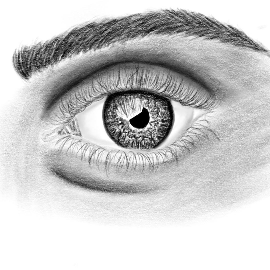 Eye shop drawing realistic