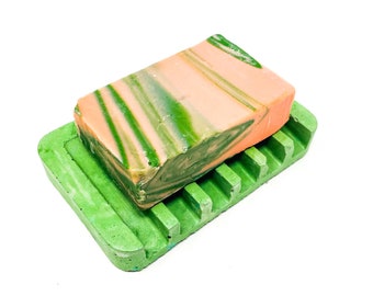 Apple Cantaloupe Shea Butter Soap – Handmade Moisturizing Bar