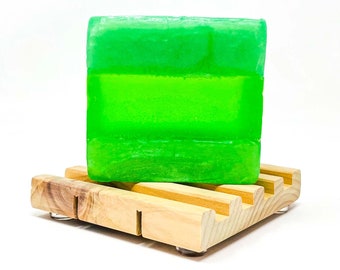 Soap - Stripped Spearmint Soap 4.5oz, Boise Soap Company