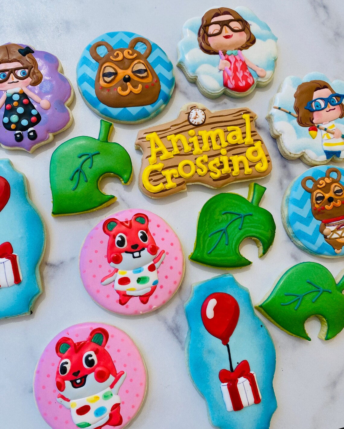 Animal Crossing Biscuits décorés LIVRAISON GRATUITE Tom Nook Etsy France