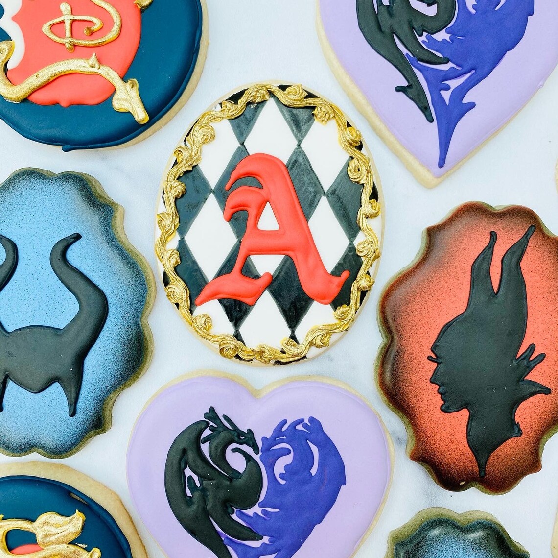 Descendants Cookies FREE SHIPPING Mal Carlos Jay Evie - Etsy